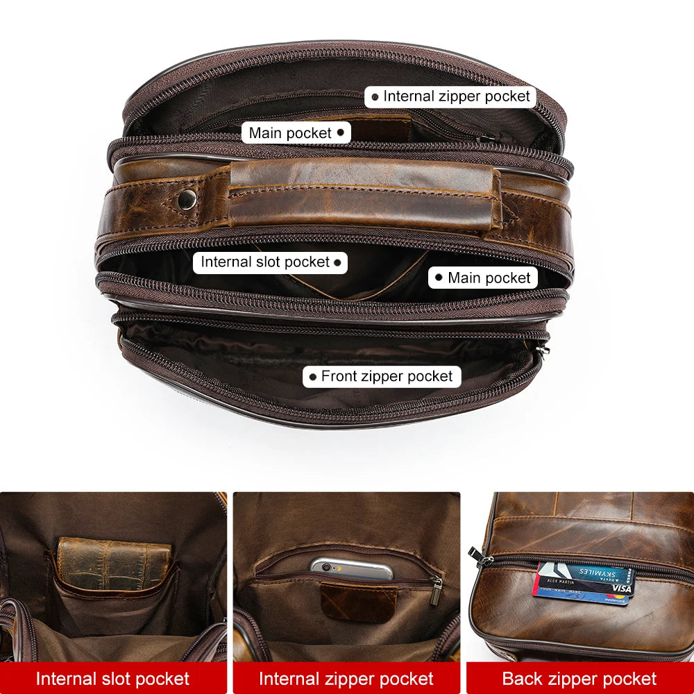 Men’s Leather Handbag by WESTAL