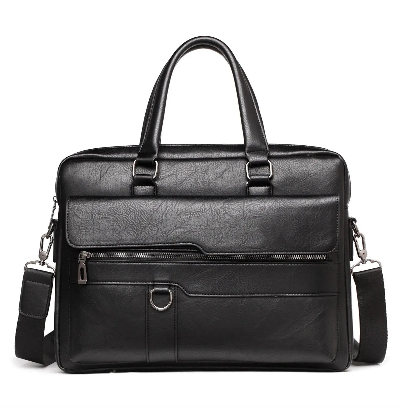 Men's PU Leather Business Laptop Bag