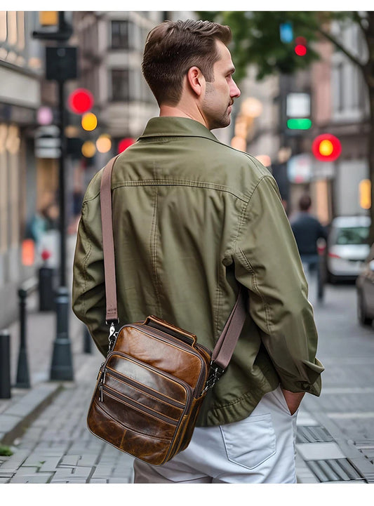 Men’s Leather Handbag by WESTAL