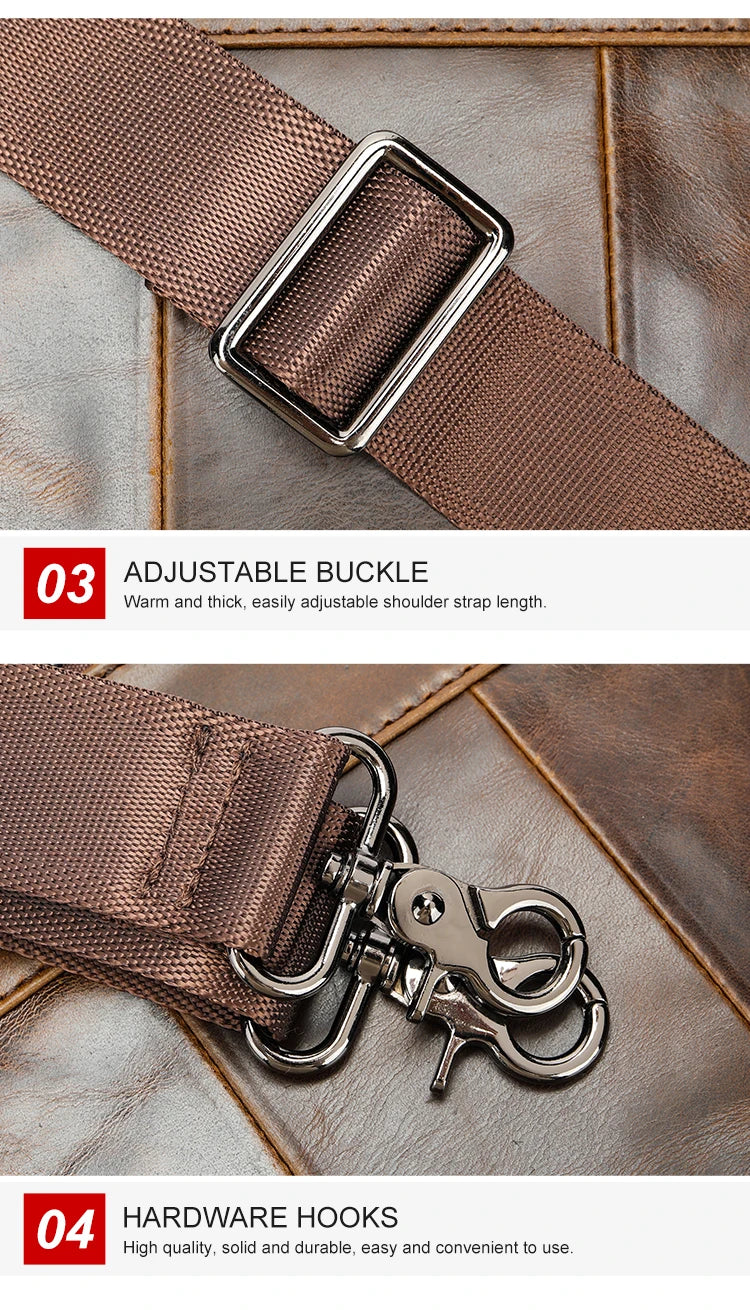 Men’s Leather Handbag by WESTAL
