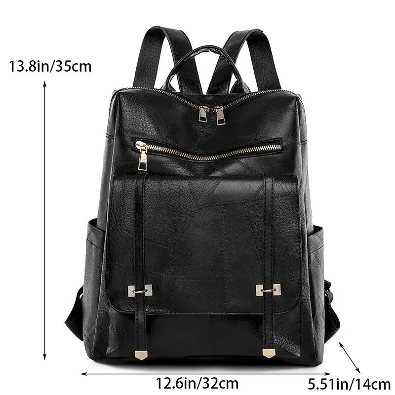 Vintage Leather Women's Backpack