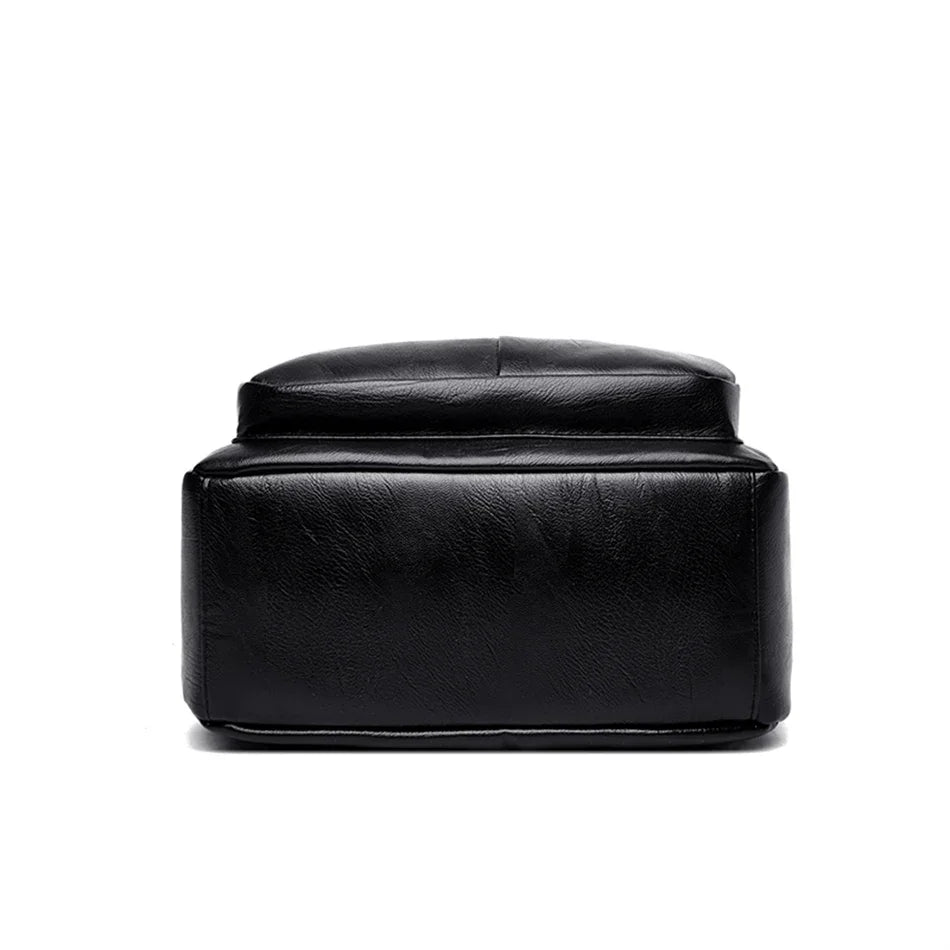 Women's Vintage PU Leather Backpack