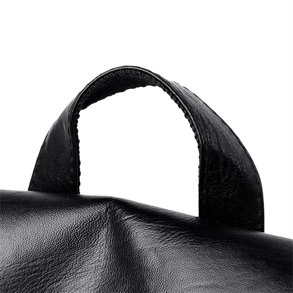 Women's Vintage PU Leather Backpack